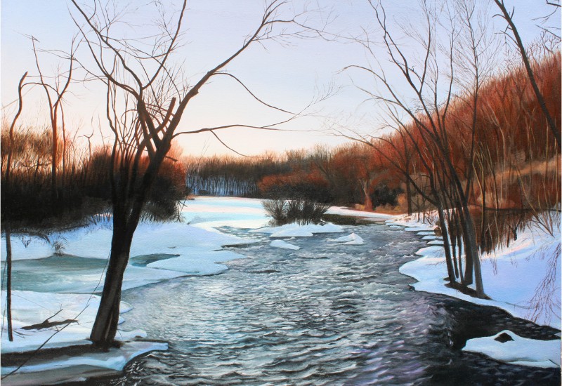 Delhi Rapids in Winter, 2014